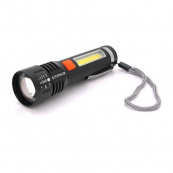 Ліхтар акумуляторний Bailong BL-P716-P50+COB white+red, Портативний світлодіодний ліхтар із зарядкою. Зображення №5 Ліхтар акумуляторний Bailong BL-P716-P50+COB white+red, Портативний світлодіодний ліхтар із зарядкою. Зображення №5