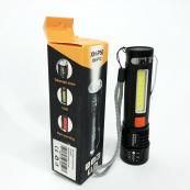 Ліхтар акумуляторний Bailong BL-P716-P50+COB white+red, Портативний світлодіодний ліхтар із зарядкою. Зображення №10 Ліхтар акумуляторний Bailong BL-P716-P50+COB white+red, Портативний світлодіодний ліхтар із зарядкою. Зображення №10