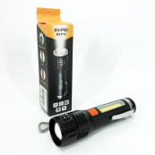 Ліхтар акумуляторний Bailong BL-P716-P50+COB white+red, Портативний світлодіодний ліхтар із зарядкою. Зображення №13 Ліхтар акумуляторний Bailong BL-P716-P50+COB white+red, Портативний світлодіодний ліхтар із зарядкою. Зображення №13