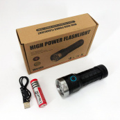 Ліхтарик компактний PLD W5185-8XHP360, Високоякісний ліхтарик, Довговічний світлодіодний ліхтар. Зображення №7