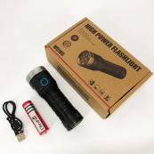 Ліхтарик компактний PLD W5185-8XHP360, Високоякісний ліхтарик, Довговічний світлодіодний ліхтар. Зображення №10