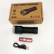 Ліхтарик компактний PLD W5185-8XHP360, Високоякісний ліхтарик, Довговічний світлодіодний ліхтар. Зображення №12