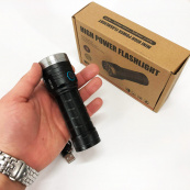 Ліхтарик компактний PLD W5185-8XHP360, Високоякісний ліхтарик, Довговічний світлодіодний ліхтар. Зображення №15