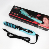 Плойка-праска 3в1 Geemy GM-2922 Плойка для створення об'ємних зачісок, Стайлер для завивки. Колір: блакитний. Зображення №2