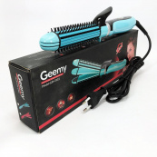 Плойка-праска 3в1 Geemy GM-2922 Плойка для створення об'ємних зачісок, Стайлер для завивки. Колір: блакитний. Зображення №8