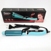 Плойка-праска 3в1 Geemy GM-2922 Плойка для створення об'ємних зачісок, Стайлер для завивки. Колір: блакитний. Зображення №11