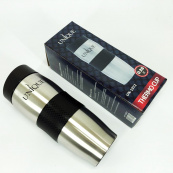 Термокухоль UNIQUE UN-1072 0.38 л, Термос туристичний для напоїв, Фляга для пікніка. Колір: чорний. Зображення №2