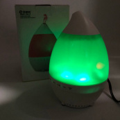 Колонка зволожувач з діодним підсвічуванням JT-315, Зволожувач повітря для немовляти. Колір: зелений. Зображення №9