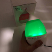 Колонка зволожувач з діодним підсвічуванням JT-315, Зволожувач повітря для немовляти. Колір: зелений. Зображення №11
