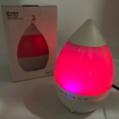 Колонка зволожувач з діодним підсвічуванням JT-315, Настільний зволожувач повітря. Колір: рожевий. Зображення №6