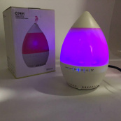 Колонка зволожувач з діодним підсвічуванням JT-315, Настільний зволожувач повітря. Колір: рожевий. Зображення №7