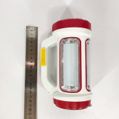 Фонарь кемпинговый с солнечной панелью 5158-LED-COB power bank, кемпинговый фонарь-лампа. Цвет: красный. Изображение №6