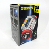 Фонарь кемпинговый с солнечной панелью 5158-LED-COB power bank, кемпинговый фонарь-лампа. Цвет: красный. Изображение №7