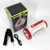 Фонарь кемпинговый с солнечной панелью 5158-LED-COB power bank, кемпинговый фонарь-лампа. Цвет: красный. Изображение №9