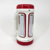 Фонарь кемпинговый с солнечной панелью 5158-LED-COB power bank, кемпинговый фонарь-лампа. Цвет: красный. Изображение №15