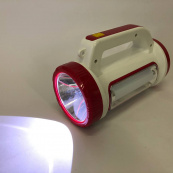 Фонарь кемпинговый с солнечной панелью 5158-LED-COB power bank, кемпинговый фонарь-лампа. Цвет: красный. Изображение №16