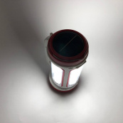 Фонарь кемпинговый с солнечной панелью 5158-LED-COB power bank, кемпинговый фонарь-лампа. Цвет: красный. Изображение №17