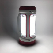 Фонарь кемпинговый с солнечной панелью 5158-LED-COB power bank, кемпинговый фонарь-лампа. Цвет: красный. Изображение №18