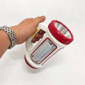 Фонарь кемпинговый с солнечной панелью 5158-LED-COB power bank, кемпинговый фонарь-лампа. Цвет: красный. Изображение №19