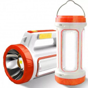 Фонарь кемпинговый с солнечной панелью 5158-LED-COB power bank, кемпинговый фонарь-лампа. Цвет: красный. Изображение №20