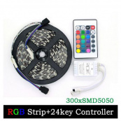 Світлодіодна стрічка SMD 5050 RGB LED 2 м IP65 з пультом та блоком живлення USB, 2м, Стрічка світлодіодна 5050. Зображення №16