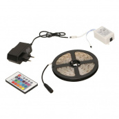 Світлодіодна стрічка SMD 5050 RGB LED 2 м IP65 з пультом та блоком живлення USB, 2м, Стрічка світлодіодна 5050. Зображення №22