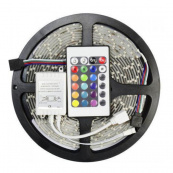 Світлодіодна стрічка SMD 5050 RGB LED 2 м IP65 з пультом та блоком живлення USB, 2м, Стрічка світлодіодна 5050. Зображення №23