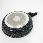 Сковорода Unique UN-5103-22 з антипригарним покриттям 22см Сірий граніт. Зображення №4