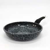 Сковорода Unique UN-5103-22 з антипригарним покриттям 22см Сірий граніт. Зображення №7