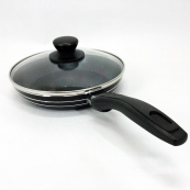 Сковорода з кришкою та антипригарним покриттям UNIQUE UN-5162 20 см, Сковорода фірмова для приготування. Зображення №8