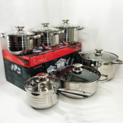 Набор посуды UNIQUE UN-5036 из нержавеющей стали с толстым 5-ти слойным дном.. Зображення №2