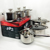 Набор посуды UNIQUE UN-5036 из нержавеющей стали с толстым 5-ти слойным дном.. Зображення №3