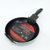 Сковорода UNIQUE UN-5151 антипригарне гранітне покриття 18 см темний мармур. Зображення №2