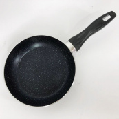 Сковорода UNIQUE UN-5151 антипригарне гранітне покриття 18 см темний мармур. Зображення №6