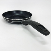 Сковорода UNIQUE UN-5151 антипригарне гранітне покриття 18 см темний мармур. Зображення №7