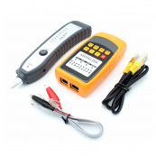 Кабельний LAN тестер трассоискатель Веnеtесh GМ 6О с разъемами RJ-11 и RJ-45 искатель проводов индикатор проводки. Изображение №7