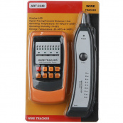 Кабельний LAN тестер трассоискатель Веnеtесh GМ 6О с разъемами RJ-11 и RJ-45 искатель проводов индикатор проводки. Изображение №9