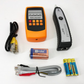 Кабельний LAN тестер трассоискатель Веnеtесh GМ 6О с разъемами RJ-11 и RJ-45 искатель проводов индикатор проводки. Изображение №15