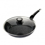 Сковорода UNIQUE UN-5143 20 см. з кришкою з антипригарним гранітним покриттям, для всіх видів плит. Зображення №5