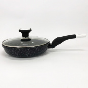 Сковорода UNIQUE UN-5143 20 см. з кришкою з антипригарним гранітним покриттям, для всіх видів плит. Зображення №11