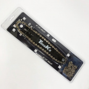 Комплект шина 20см + 2 цепи  KRAFFTEC 8  шаг 1/4 47 зубьев для аккумуляторной пилы. Изображение №2