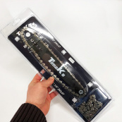 Комплект шина 20см + 2 цепи  KRAFFTEC 8  шаг 1/4 47 зубьев для аккумуляторной пилы. Изображение №4