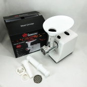 М'ясорубка електрична Domotec R3391 2000W, Потужна компактна м'ясорубка для дому, М'ясорубка 3 в 1. Зображення №5