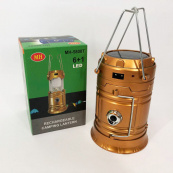 Туристичний ліхтар лампи на сонячній батареї з павером CAMPING MH-5800T (6+1 LED). Колір: коричневий. Зображення №8 Туристичний ліхтар лампи на сонячній батареї з павером CAMPING MH-5800T (6+1 LED). Колір: коричневий. Зображення №8