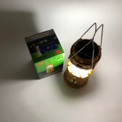 Туристичний ліхтар лампи на сонячній батареї з павером CAMPING MH-5800T (6+1 LED). Колір: коричневий. Зображення №9 Туристичний ліхтар лампи на сонячній батареї з павером CAMPING MH-5800T (6+1 LED). Колір: коричневий. Зображення №9