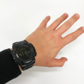 Годинник наручний чоловічий SKMEI 1290BK з компасом, наручний годинник для військових. Колір: чорний. Зображення №14