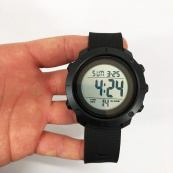 Годинник наручний чоловічий SKMEI 1434BKWT BLACK-WHITE, оригінальний чоловічий годинник. Колір: чорний. Зображення №2