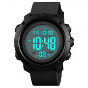 Годинник наручний чоловічий SKMEI 1434BKWT BLACK-WHITE, оригінальний чоловічий годинник. Колір: чорний. Зображення №3