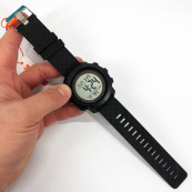 Годинник наручний чоловічий SKMEI 1434BKWT BLACK-WHITE, оригінальний чоловічий годинник. Колір: чорний. Зображення №6