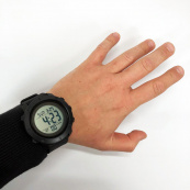 Годинник наручний чоловічий SKMEI 1434BKWT BLACK-WHITE, оригінальний чоловічий годинник. Колір: чорний. Зображення №7